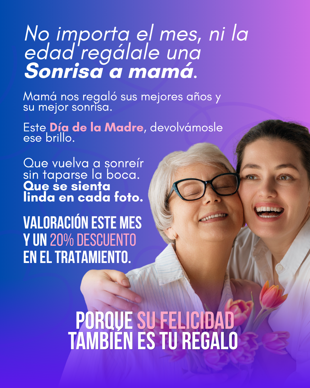 Promo día de las madres bogotá odontología diseño de sonrisa